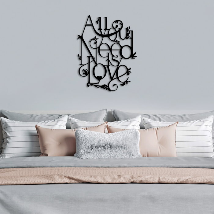 Wallity All You Need is Love Escultura de pared